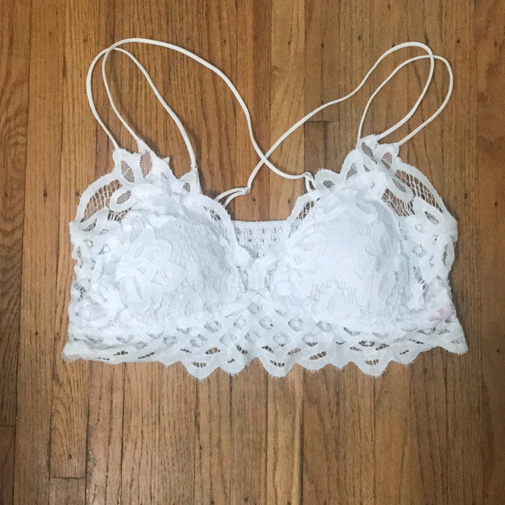 White bralette NEVER WORN